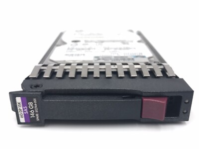 512547-B21 HPE 146GB 15K SAS 6Gb/s Dual Port Hot Swap 2.5-inch Internal Hard Drive