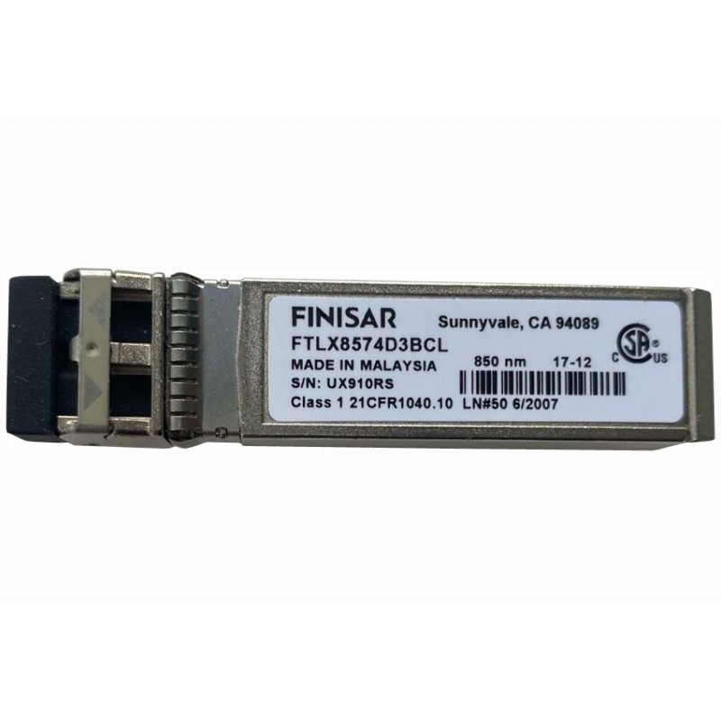 FTLX8574D3BCL Finisar 10Gb/s 850nm Multimode Datacom SFP+ Transceiver